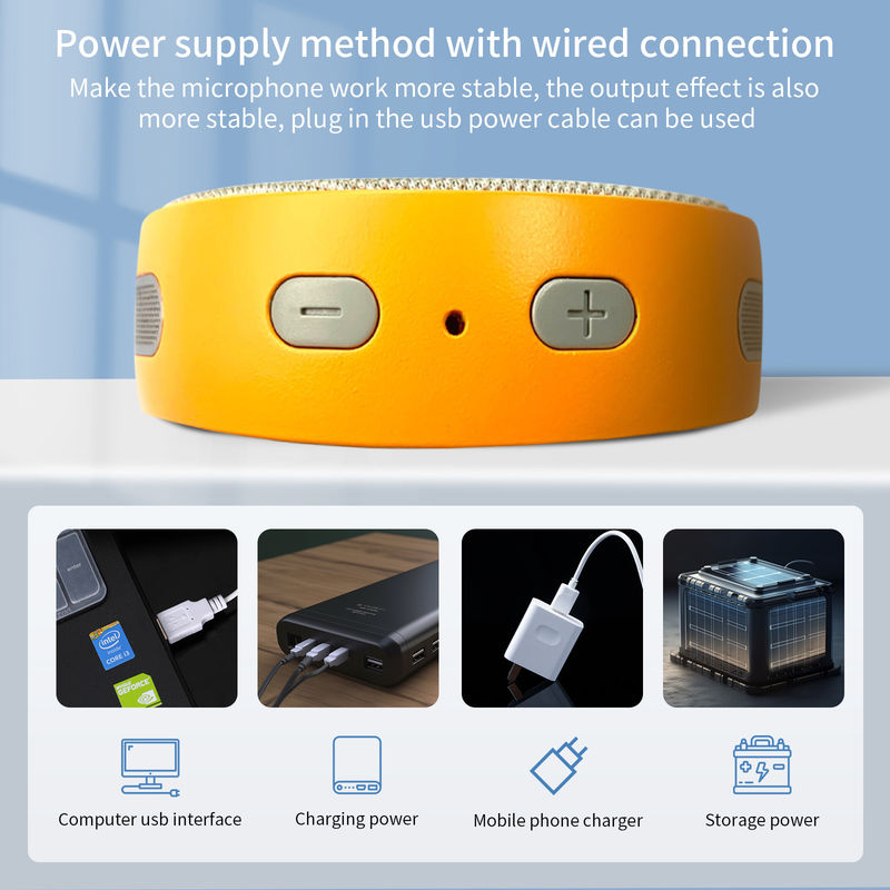 DC Powered Conference Speakerphones Up To 5M Range Good For Office Meeting Speakerphone
