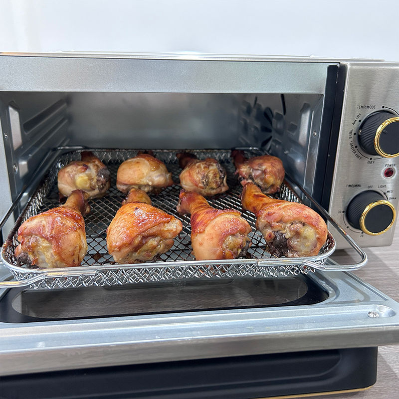 OEM Small Kitchen Appliance Air Fryer Ovens 12L 2 Manual Cortrol Knobs