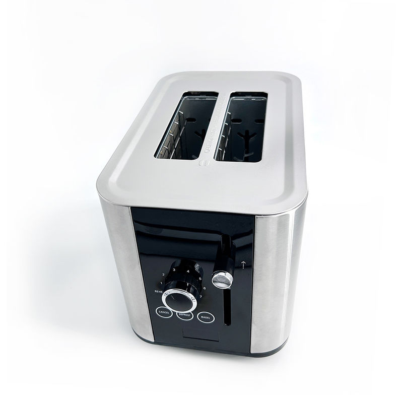 New design smart Toaster set Breakfast Set Stainless Steel Toaster 2Slice Cancel/reheat/defrost function with indicate light