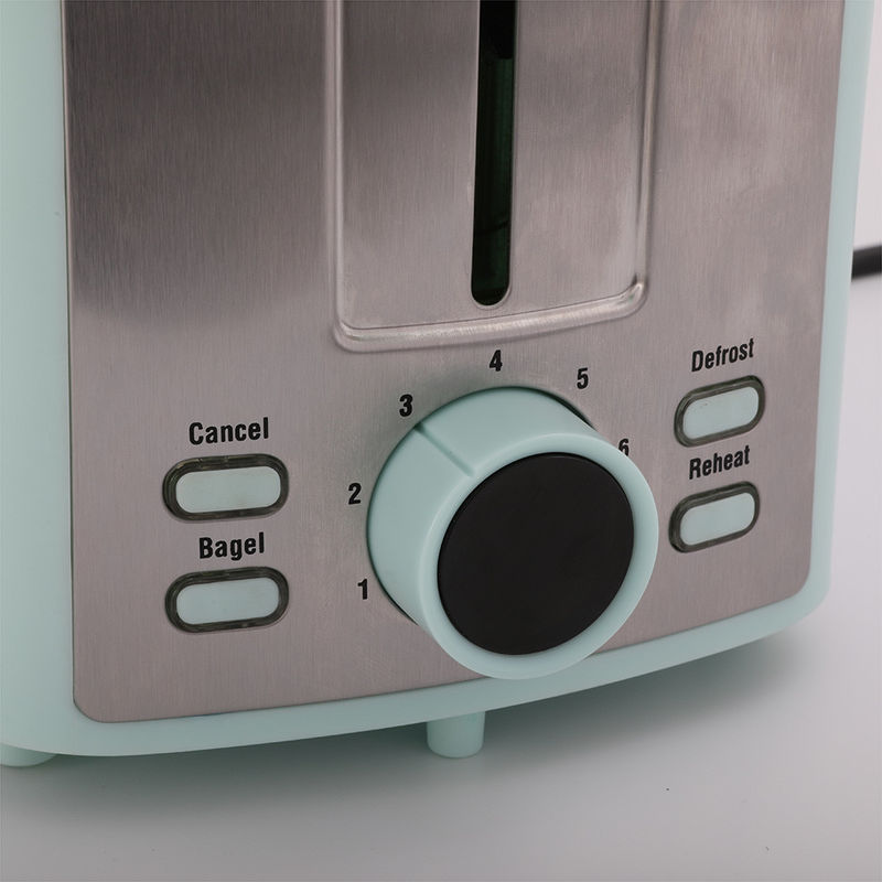220V~240V toaster steel Retro Style Aesthetic 2 Slice Toaster Pastel Green for household appliances toaster price good