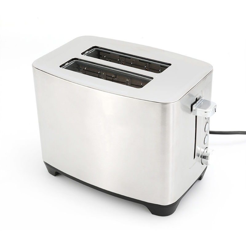 Small Kitchen Electric Bread Toaster Stainless Steel Pop Up Sandwich Toaster With Double Slot