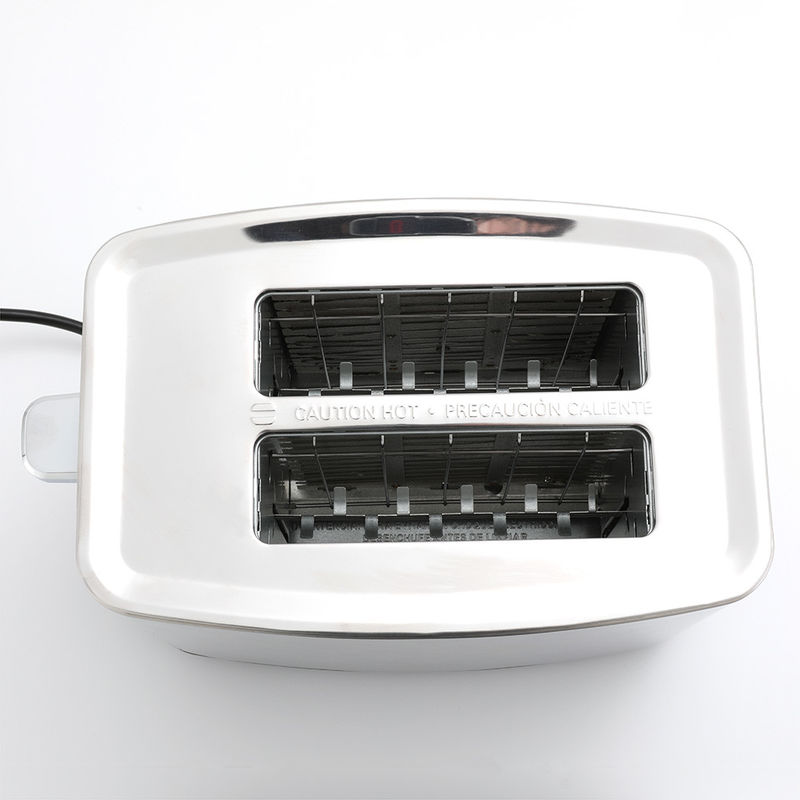 Small Kitchen Electric Bread Toaster Stainless Steel Pop Up Sandwich Toaster With Double Slot