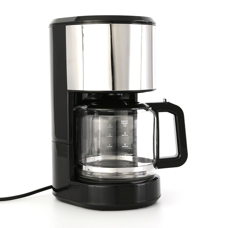 Stainless Steel Electric Drip Coffee Pot Decoration For 10 Cups