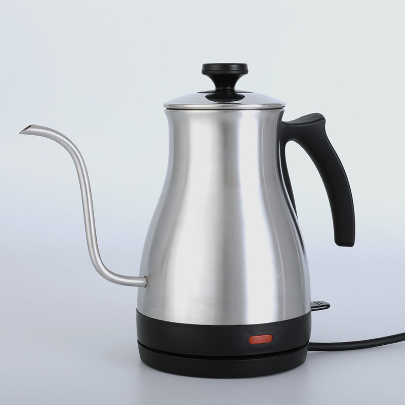 0.7L Gooseneck Stainless Steel Electric Kettle Cordless Mechanical Control Type