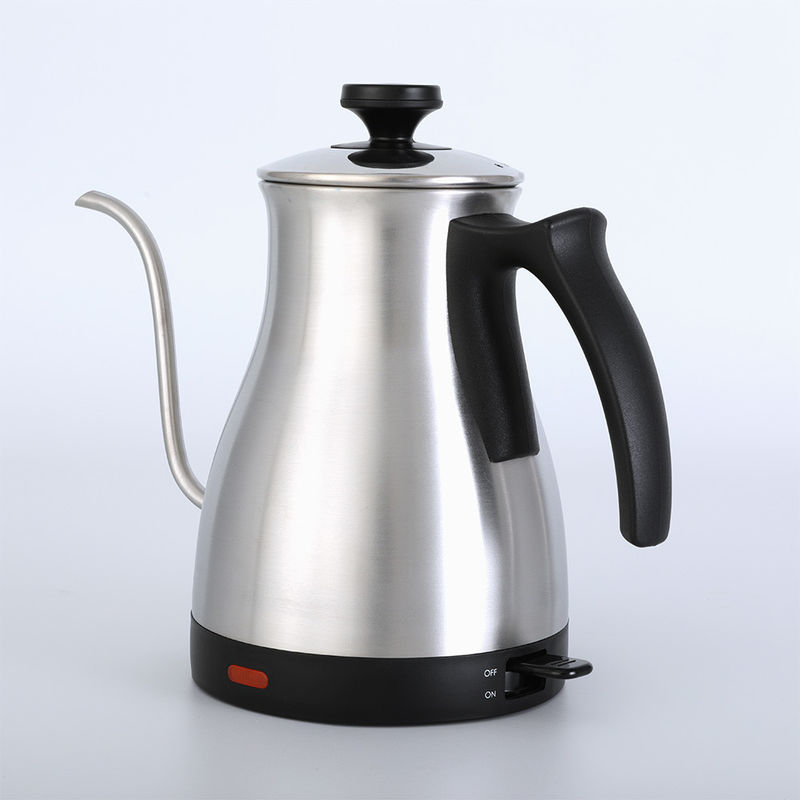 0.7L Gooseneck Stainless Steel Electric Kettle Cordless Mechanical Control Type