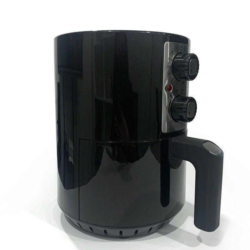 2L Electric Air Fryer With 2 Manual Control Knobs 2QT Household No Oil Home Cooking Fryer