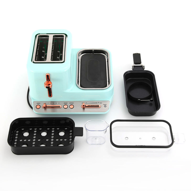 New product breakfast maker toaster frying Pan Boiler 3in 1 breakfast maker