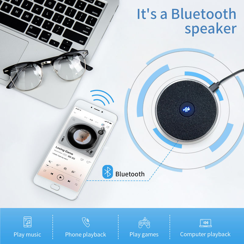 Office Conference Speakerphone  360 degree Enhanced Voice Pickup & Noise Cancelling Speakerphone for office meeting